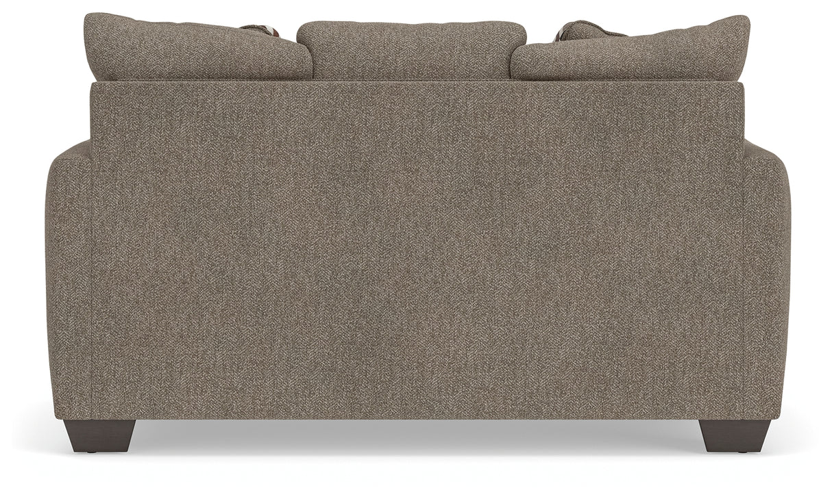 Triston-Peaks Suede Loveseat from Ashley Furniture - Luna Furniture