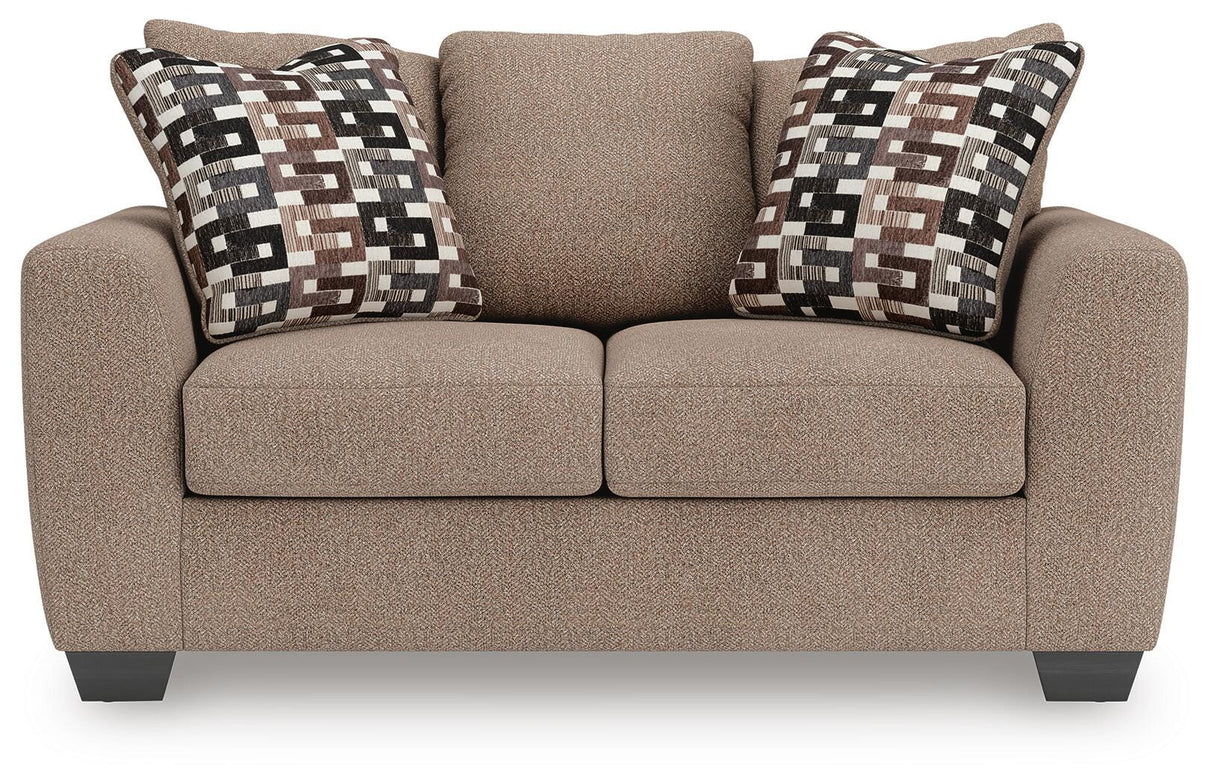 Triston-Peaks Suede Loveseat from Ashley Furniture - Luna Furniture