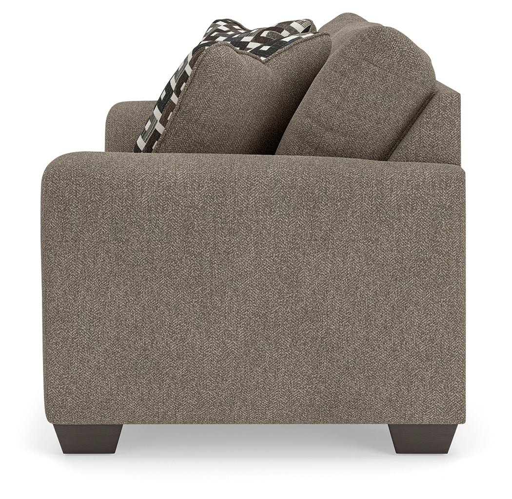 Triston-Peaks Suede Loveseat from Ashley Furniture - Luna Furniture
