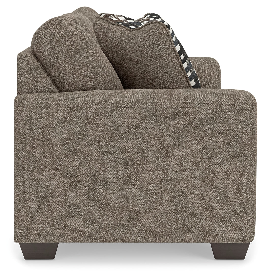 Triston-Peaks Suede Loveseat from Ashley Furniture - Luna Furniture