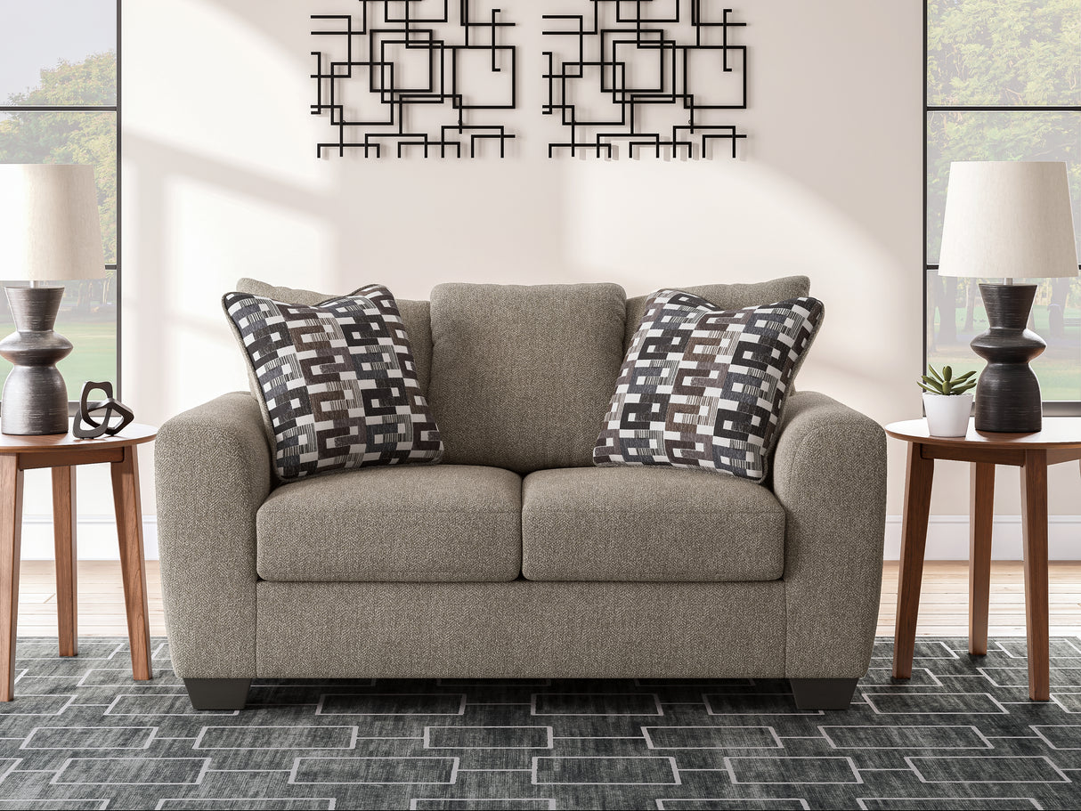 Triston-Peaks Suede Loveseat from Ashley Furniture - Luna Furniture