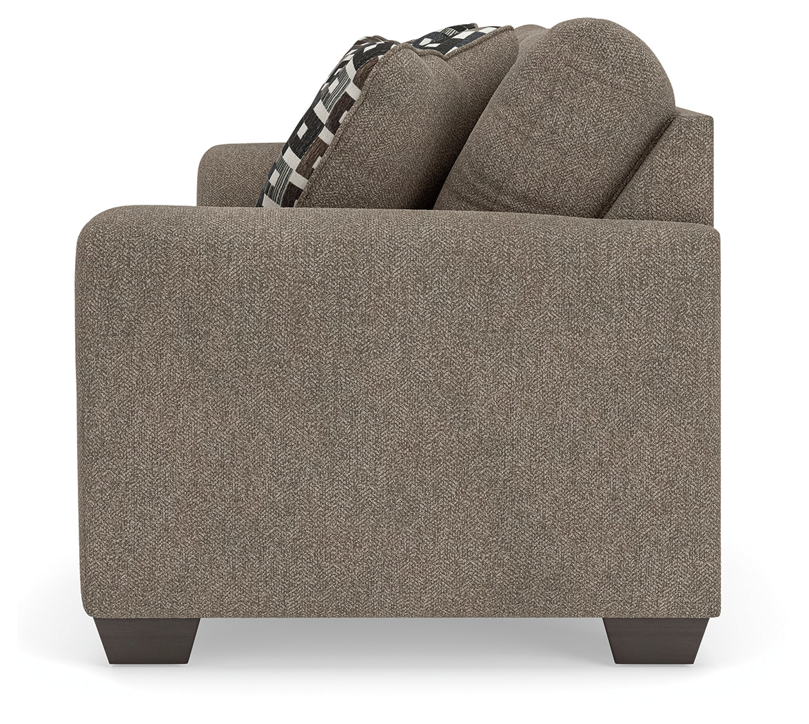 Triston-Peaks Suede Sofa from Ashley Furniture - Luna Furniture