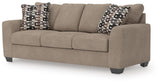 Triston-Peaks Suede Queen Sofa Sleeper from Ashley Furniture - Luna Furniture