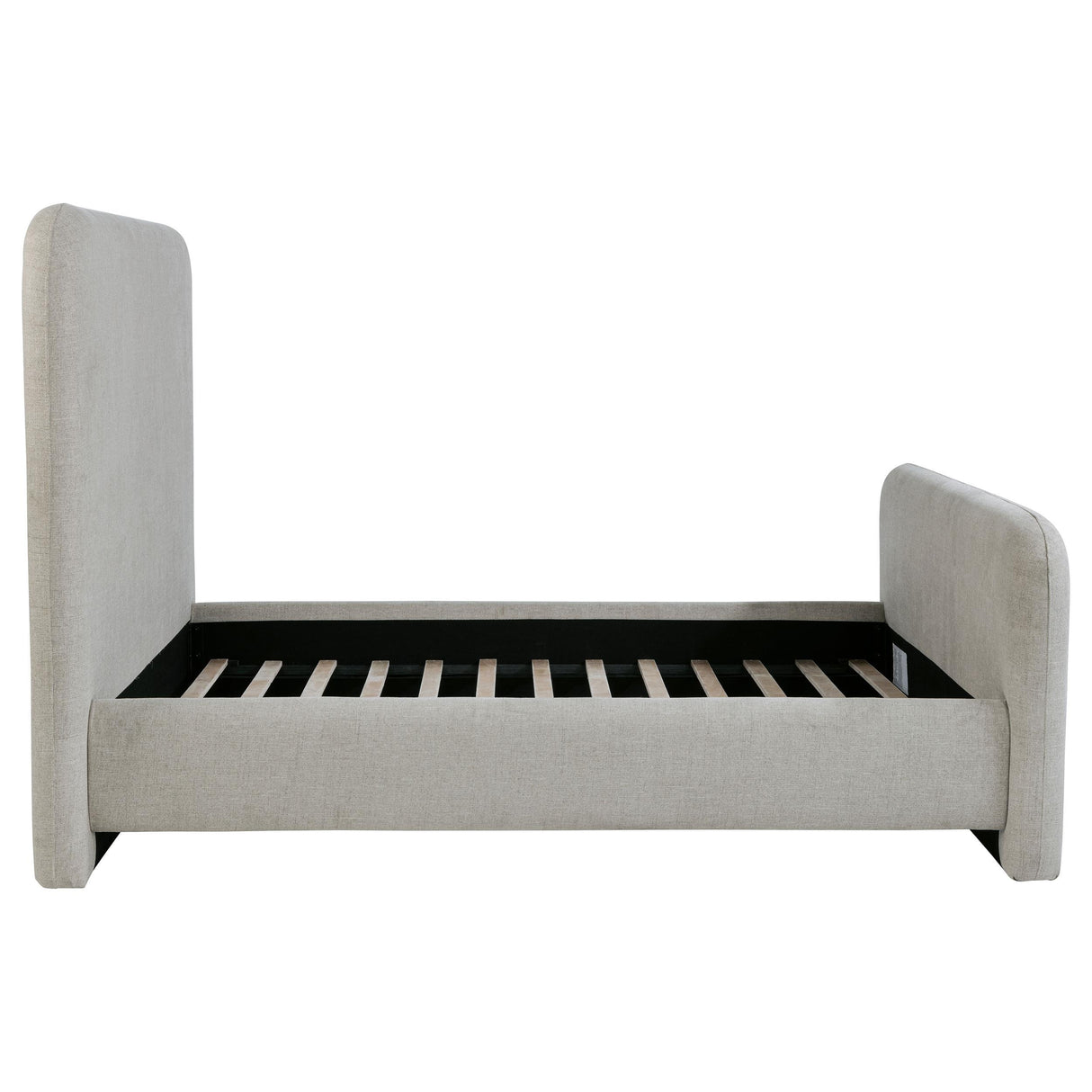 Wren Gray Upholstered Queen Platform Bed from Coaster - Luna Furniture