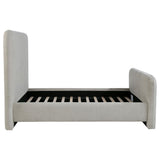 Wren Gray Upholstered Queen Platform Bed from Coaster - Luna Furniture