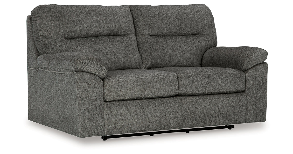 Bindura Mineral Glider Loveseat from Ashley Furniture - Luna Furniture