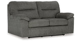 Bindura Mineral Glider Loveseat from Ashley Furniture - Luna Furniture