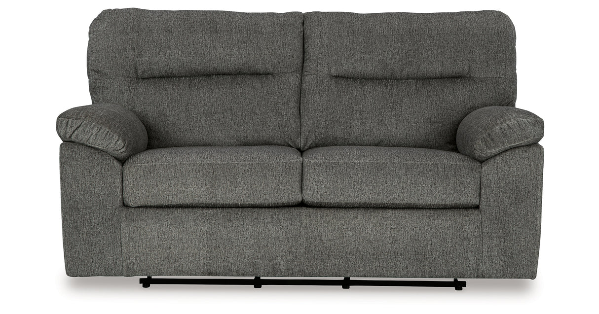 Bindura Mineral Glider Loveseat from Ashley Furniture - Luna Furniture