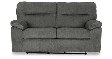 Bindura Mineral Glider Loveseat from Ashley - Luna Furniture