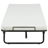 Massey Black Twin Folding Bed Frame with Memory Foam Mattress from Coaster - Luna Furniture
