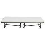 Massey Black Twin Folding Bed Frame with Memory Foam Mattress from Coaster - Luna Furniture