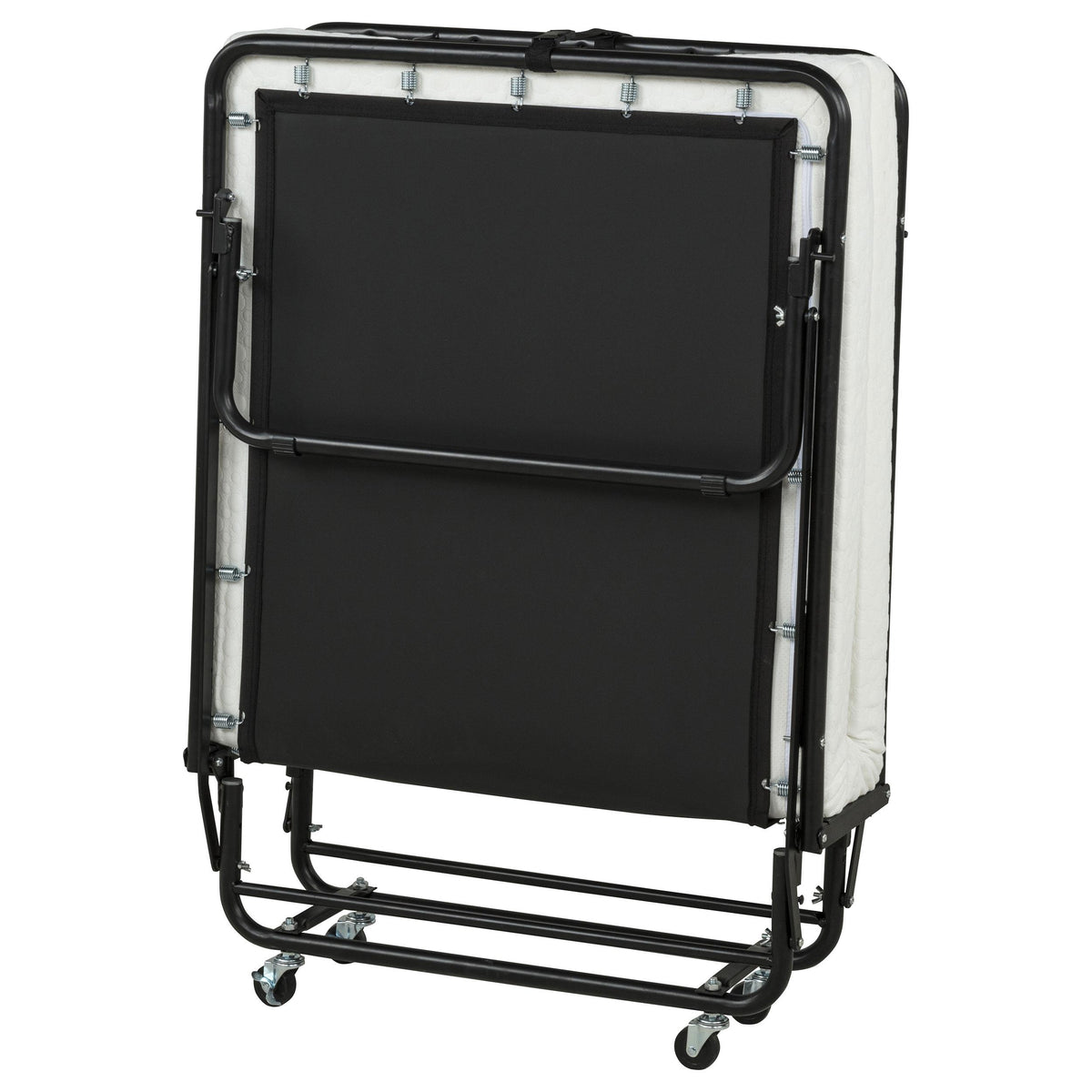 Massey Black Twin Folding Bed Frame with Memory Foam Mattress from Coaster - Luna Furniture