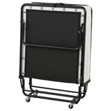 Massey Black Twin Folding Bed Frame with Memory Foam Mattress from Coaster - Luna Furniture