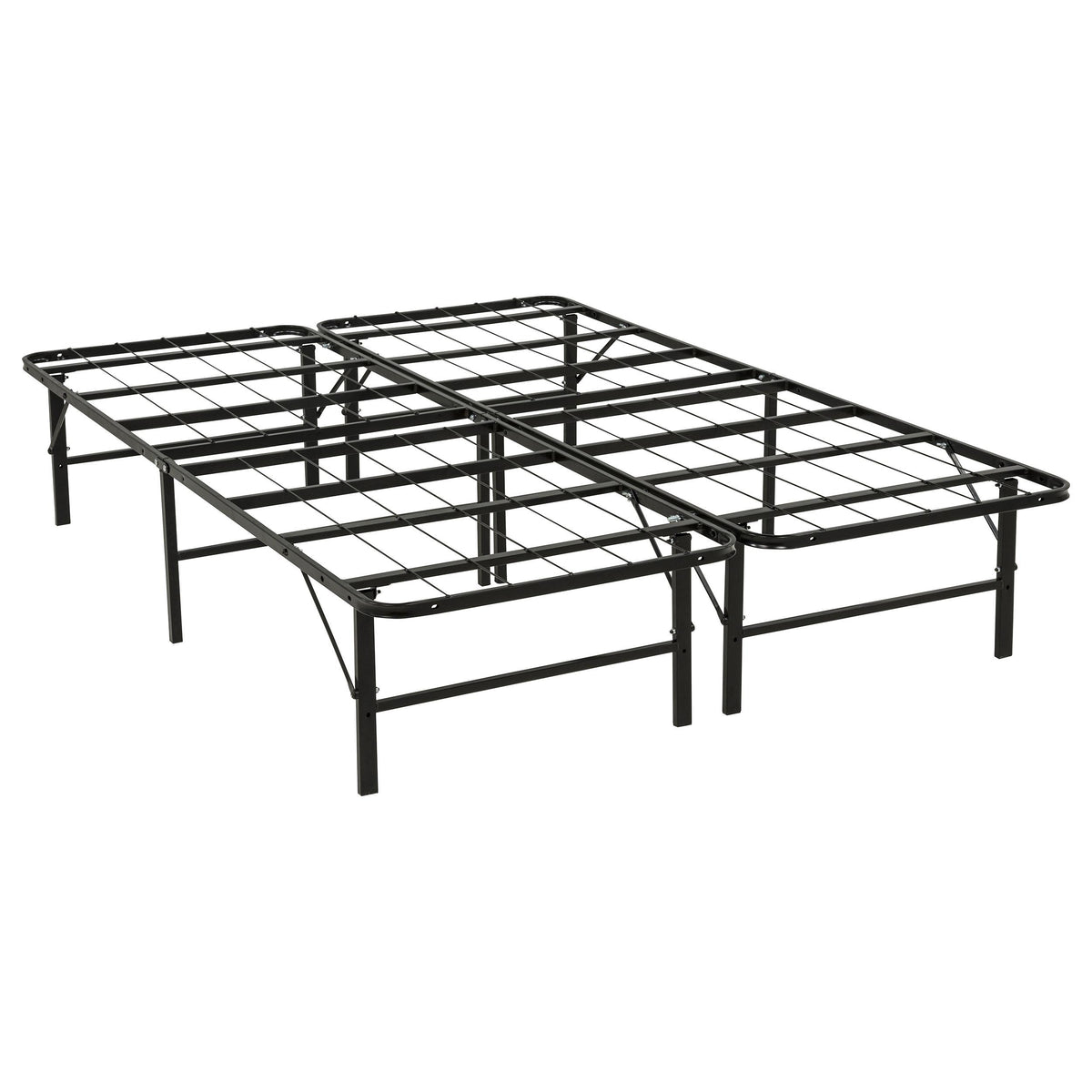 Kramer Black Full Folding Metal Platform Bed Frame from Coaster - Luna Furniture