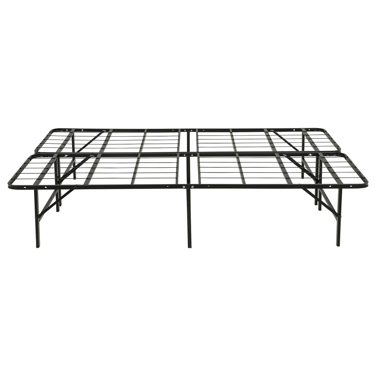 Kramer Black Full Folding Metal Platform Bed Frame from Coaster - Luna Furniture