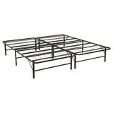 Kramer Black Eastern King Folding Metal Platform Bed Frame from Coaster - Luna Furniture