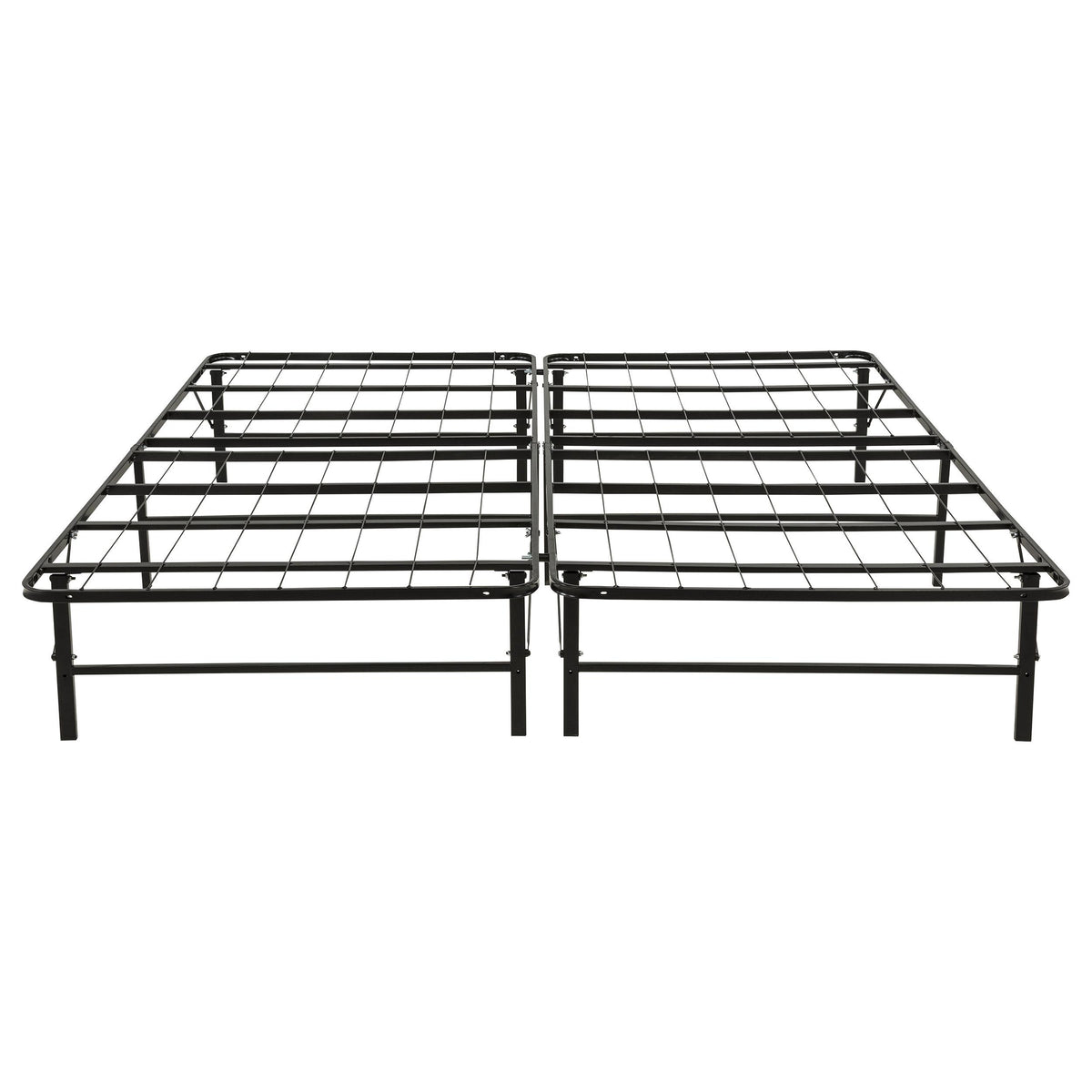 Kramer Black Eastern King Folding Metal Platform Bed Frame from Coaster - Luna Furniture
