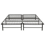Kramer Black Eastern King Folding Metal Platform Bed Frame from Coaster - Luna Furniture