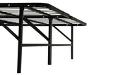 Kramer Black Eastern King Folding Metal Platform Bed Frame from Coaster - Luna Furniture