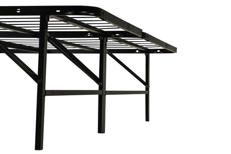 Kramer Black Eastern King Folding Metal Platform Bed Frame from Coaster - Luna Furniture