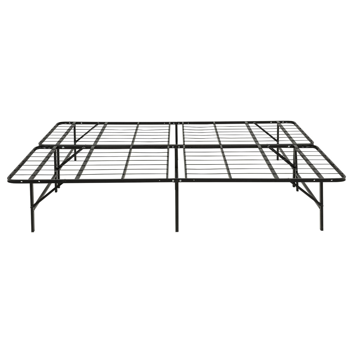 Kramer Black California King Folding Metal Bed Frame from Coaster - Luna Furniture