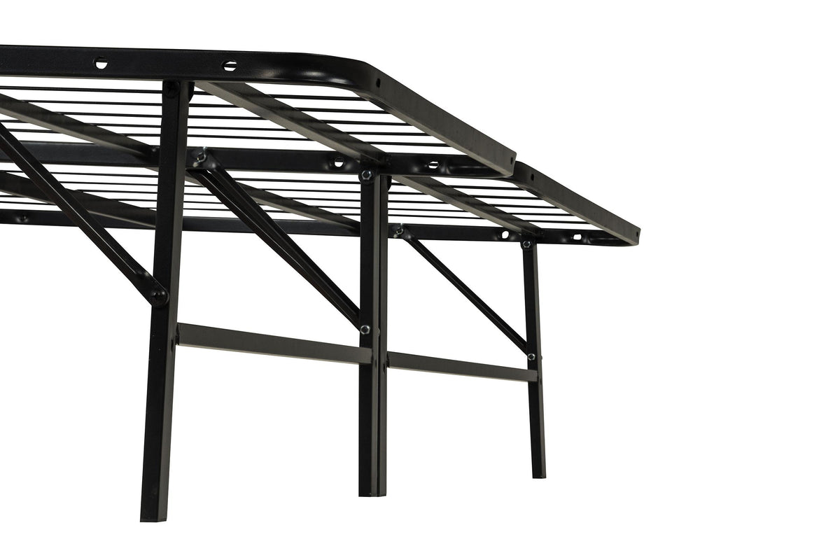 Kramer Black California King Folding Metal Bed Frame from Coaster - Luna Furniture