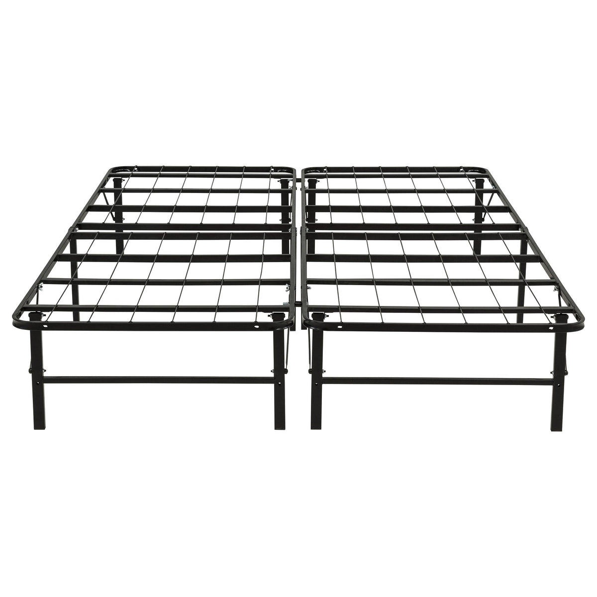 Kramer Black Queen Folding Metal Platform Bed Frame from Coaster - Luna Furniture