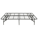 Kramer Black Queen Folding Metal Platform Bed Frame from Coaster - Luna Furniture
