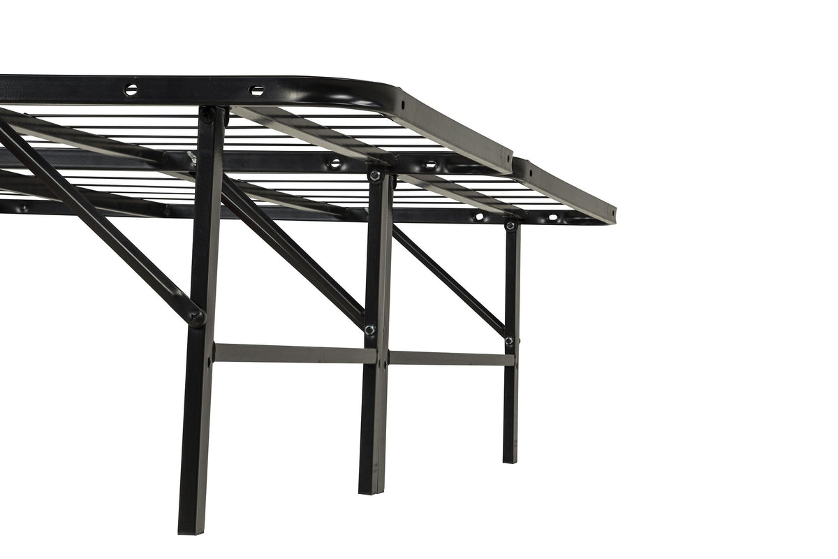 Kramer Black Queen Folding Metal Platform Bed Frame from Coaster - Luna Furniture