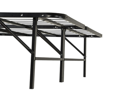 Kramer Black Queen Folding Metal Platform Bed Frame from Coaster - Luna Furniture