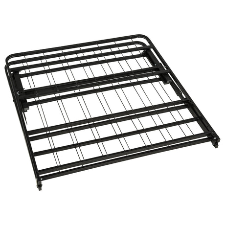 Kramer Black Twin XL Folding Metal Platform Bed Frame from Coaster - Luna Furniture
