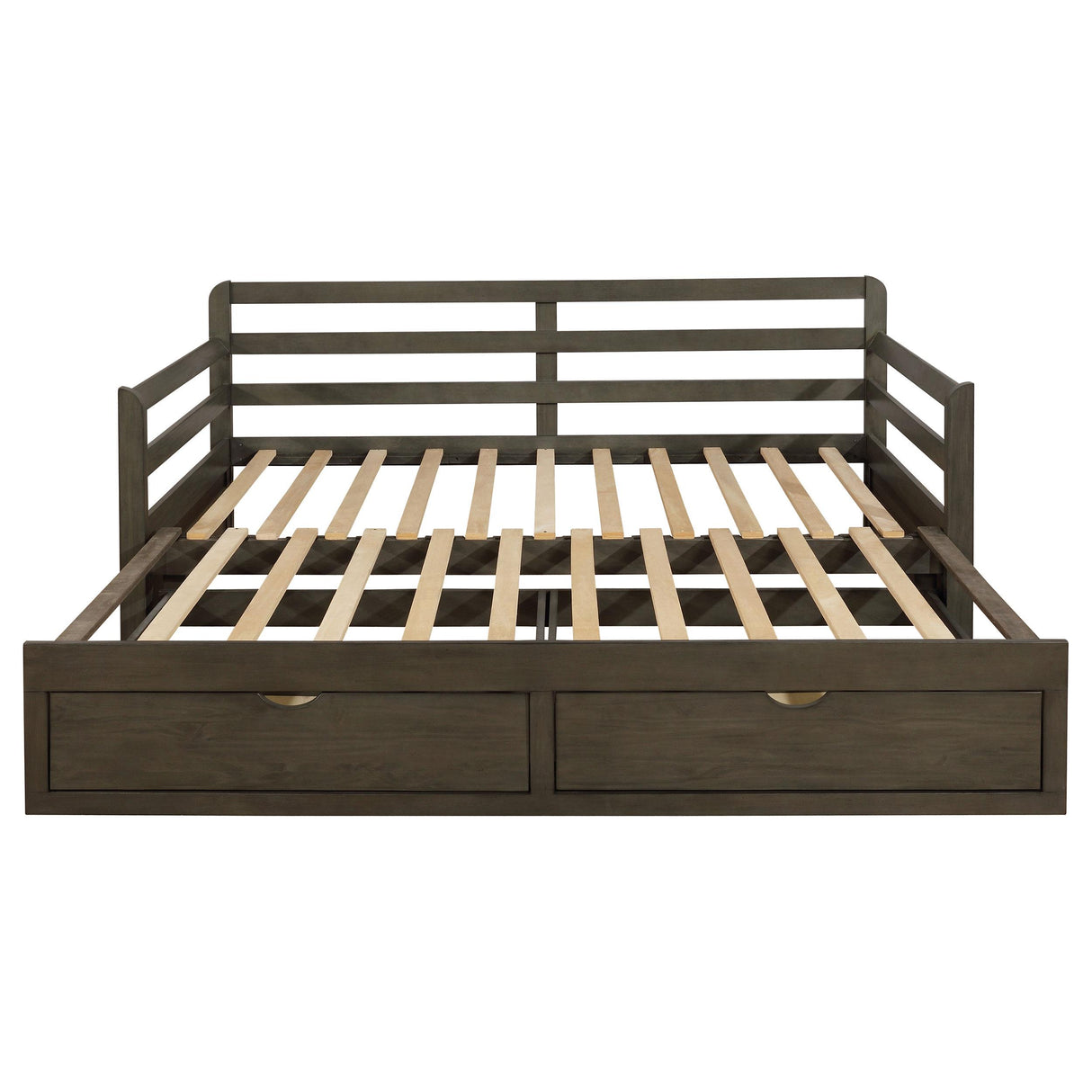 Sorrento Gray 2-Drawer Twin Daybed with Extension Trundle from Coaster - Luna Furniture