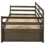 Sorrento Gray 2-Drawer Twin Daybed with Extension Trundle from Coaster - Luna Furniture