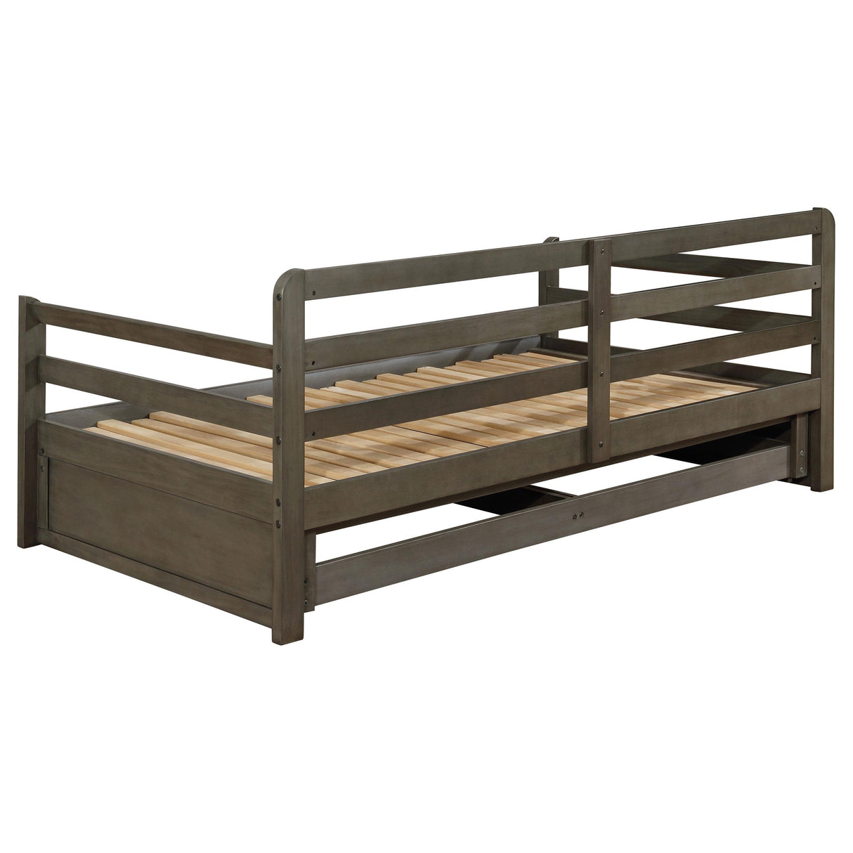 Sorrento Gray 2-Drawer Twin Daybed with Extension Trundle from Coaster - Luna Furniture