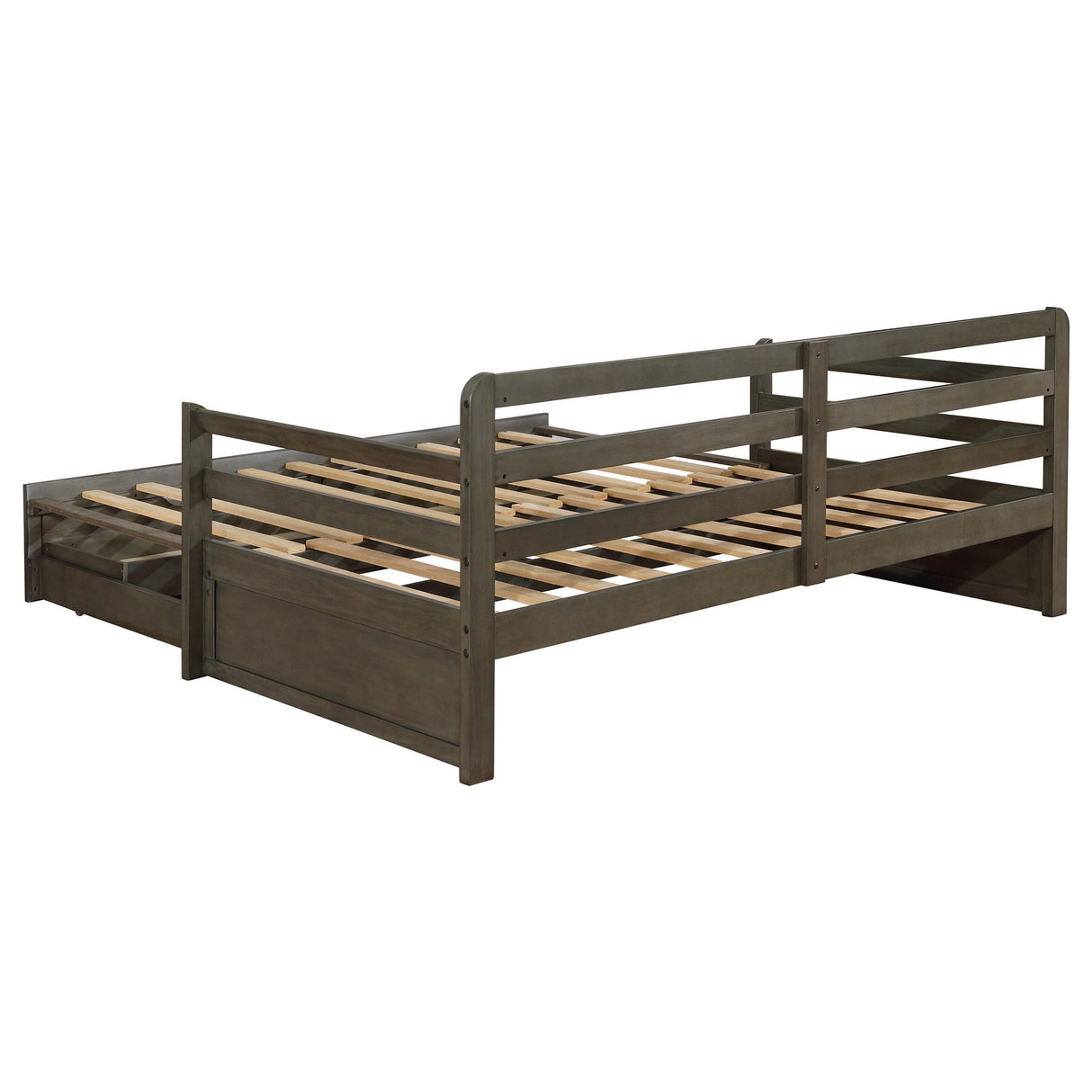Sorrento Gray 2-Drawer Twin Daybed with Extension Trundle from Coaster - Luna Furniture