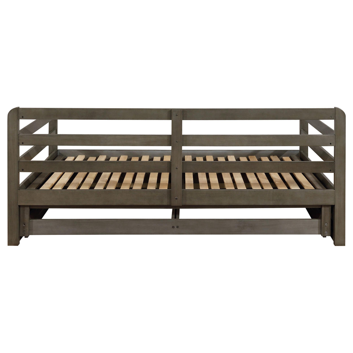 Sorrento Gray 2-Drawer Twin Daybed with Extension Trundle from Coaster - Luna Furniture