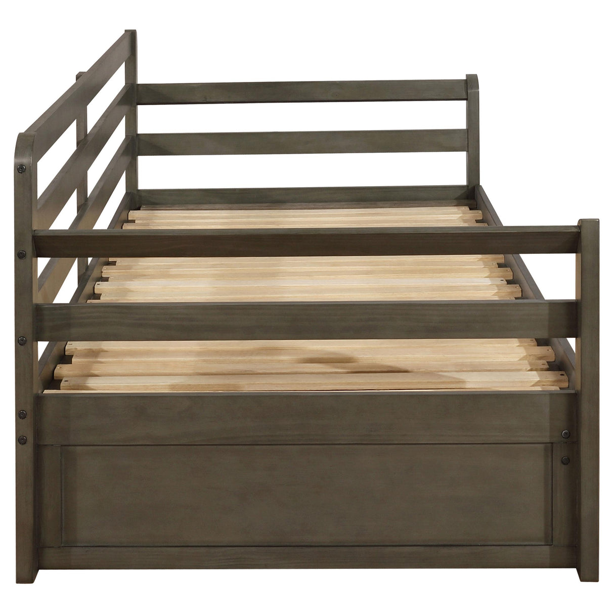 Sorrento Gray 2-Drawer Twin Daybed with Extension Trundle from Coaster - Luna Furniture