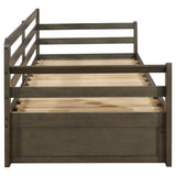 Sorrento Gray 2-Drawer Twin Daybed with Extension Trundle from Coaster - Luna Furniture
