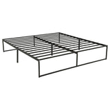 Gates Black Eastern King Heavy-Gauge Metal Platform Bed Frame from Coaster - Luna Furniture