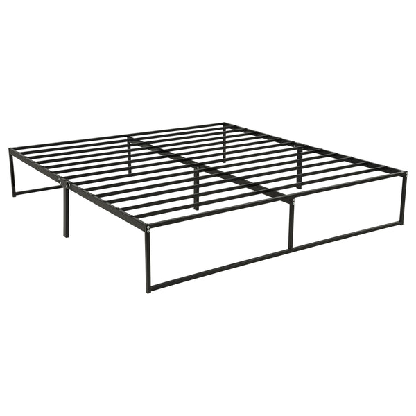 Gates Black Eastern King Metal Platform Bed Frame