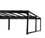 Gates Black Eastern King Heavy-Gauge Metal Platform Bed Frame from Coaster - Luna Furniture
