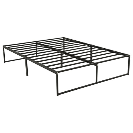 Gates Black Queen Metal Platform Bed Frame from Coaster - Luna Furniture