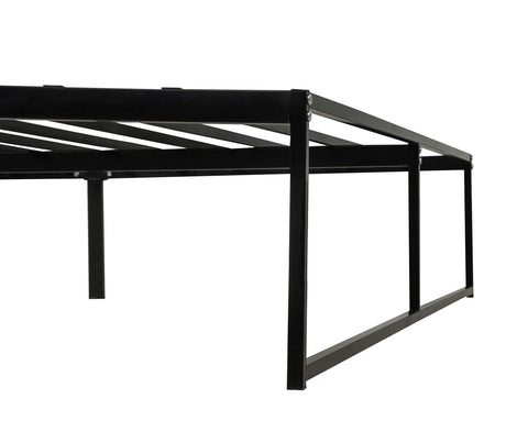 Gates Black Queen Metal Platform Bed Frame from Coaster - Luna Furniture