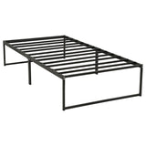 Gates Black Twin Heavy-Gauge Metal Platform Bed Frame from Coaster - Luna Furniture