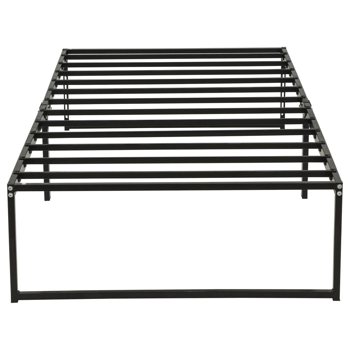 Gates Black Twin Heavy-Gauge Metal Platform Bed Frame from Coaster - Luna Furniture