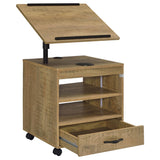 Lerma Mango 1-Drawer Nightstand with Adjustable Tray Top and Speaker from Coaster - Luna Furniture