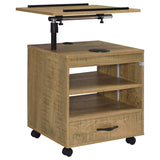 Lerma Mango 1-Drawer Nightstand with Adjustable Tray Top and Speaker from Coaster - Luna Furniture