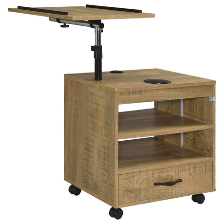 Lerma Mango 1-Drawer Nightstand with Adjustable Tray Top and Speaker from Coaster - Luna Furniture