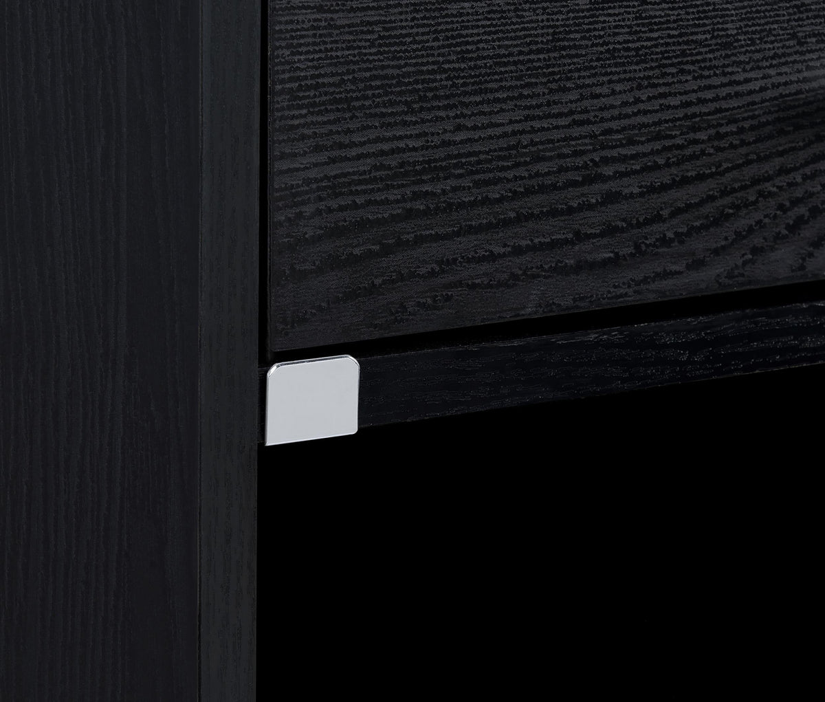 Fabre Black Ash 1-Drawer Nightstand with Extendable Top from Coaster - Luna Furniture