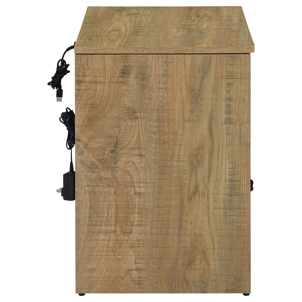 Fabre Mango 1-Drawer Nightstand with Extendable Top from Coaster - Luna Furniture